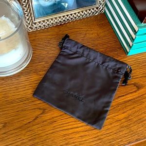 Chanel Black Drawstring Bag or Pouch
